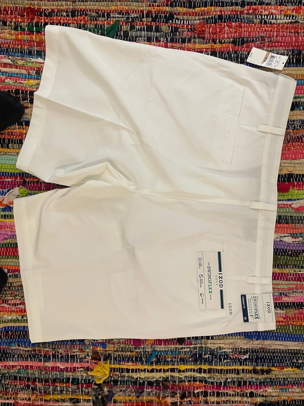 Izod Golf ‘The Swingflex short’ wicking UPF40 straight fit W42 NWT